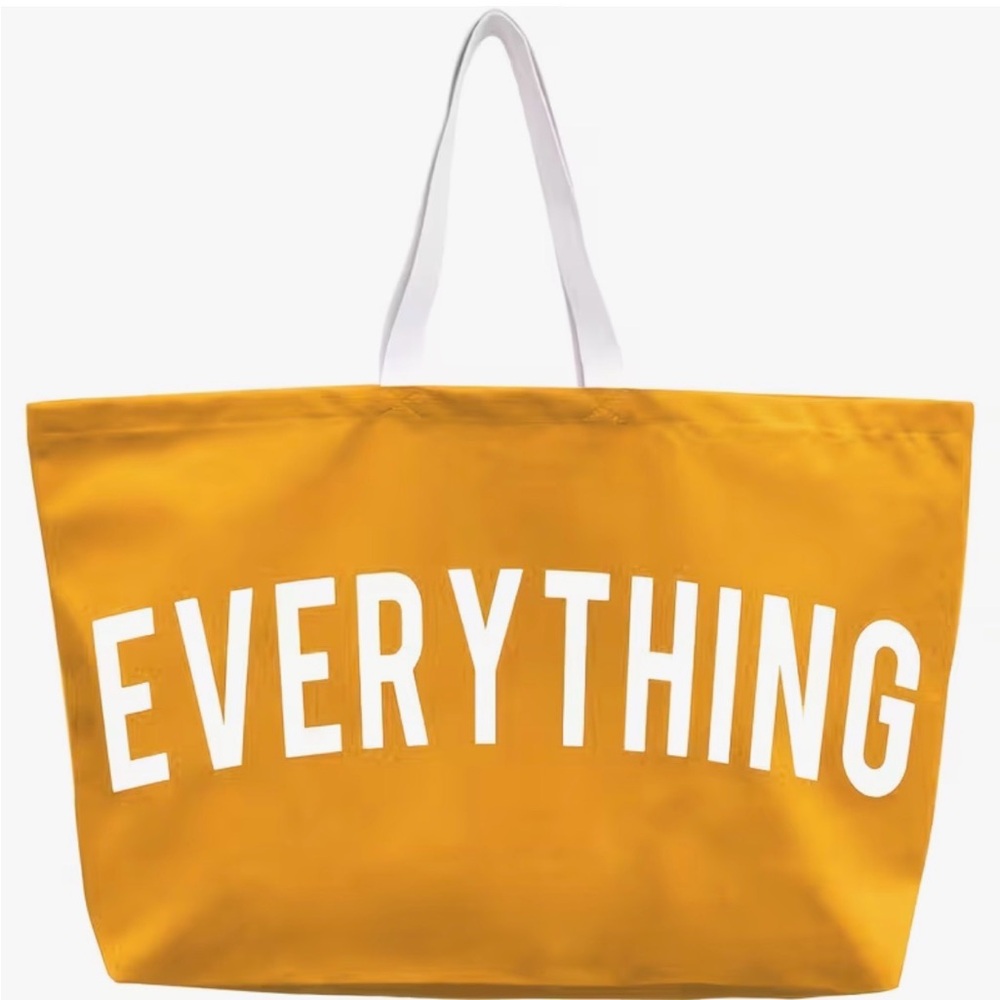 Yellow‎ Everything Large Canvas Everyday Travel Beach & Weekender Carryall Bag